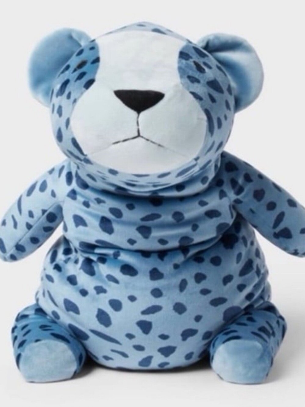 Pillowfort Blue Cheetah Weighted Sensory Plush Throw Pillow-NEW